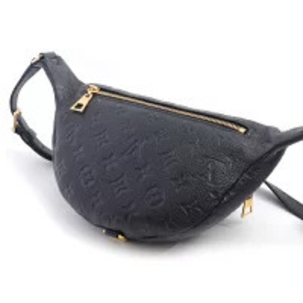Louis Vuitton Belt Crossbody Bag Bumbag Bum Body Black Empreinte